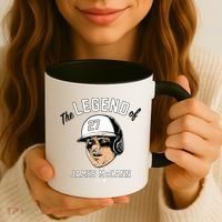 The Legend Of James Mccann Baltimore Baseball Coffee Mug thumb 3