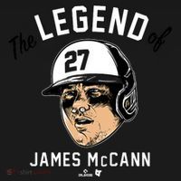 The Legend Of James Mccann Baltimore Baseball Women's Hoodie thumb 2