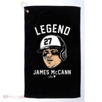 The Legend Of James Mccann Baltimore Baseball Golf Towel thumb 0