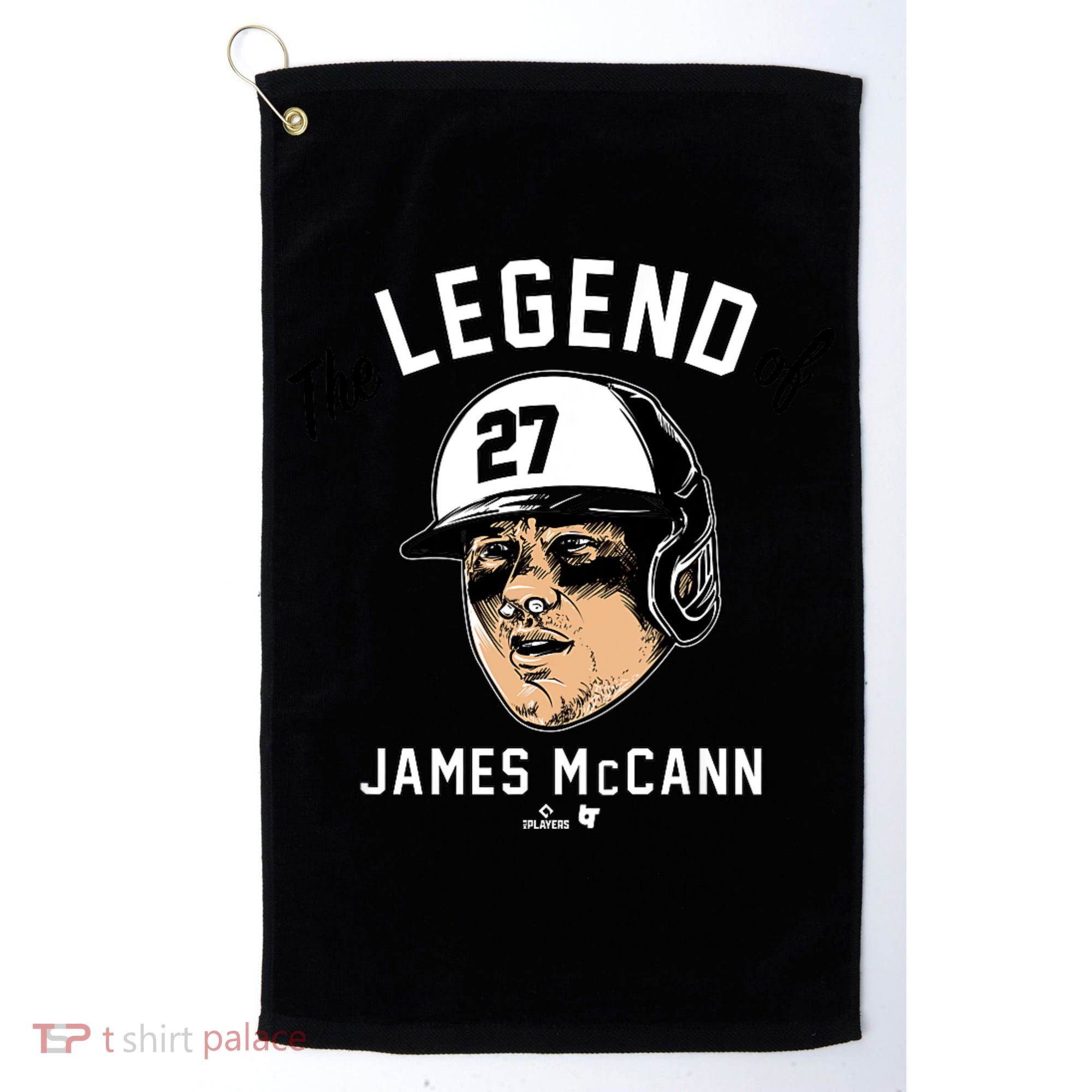 The Legend Of James Mccann Baltimore Baseball Golf Towel