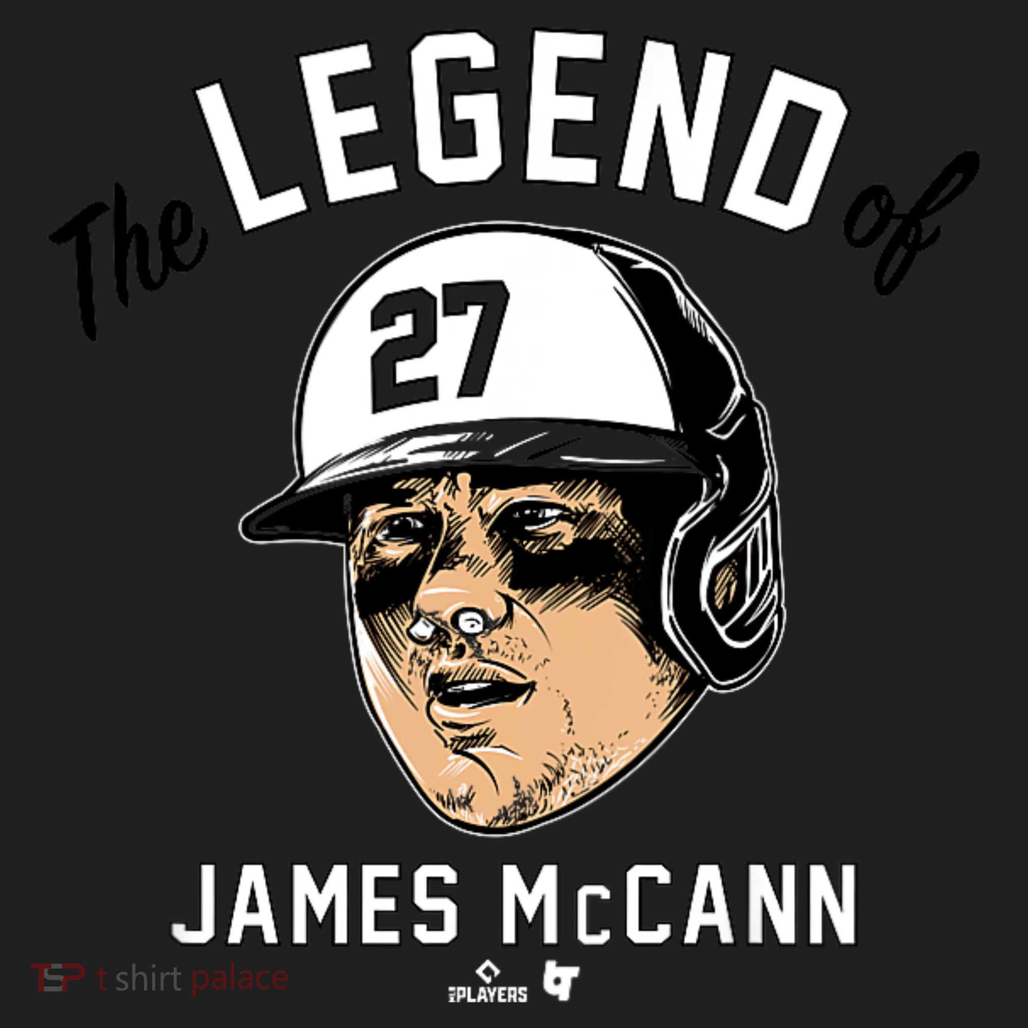 The Legend Of James Mccann Baltimore Baseball Golf Towel
