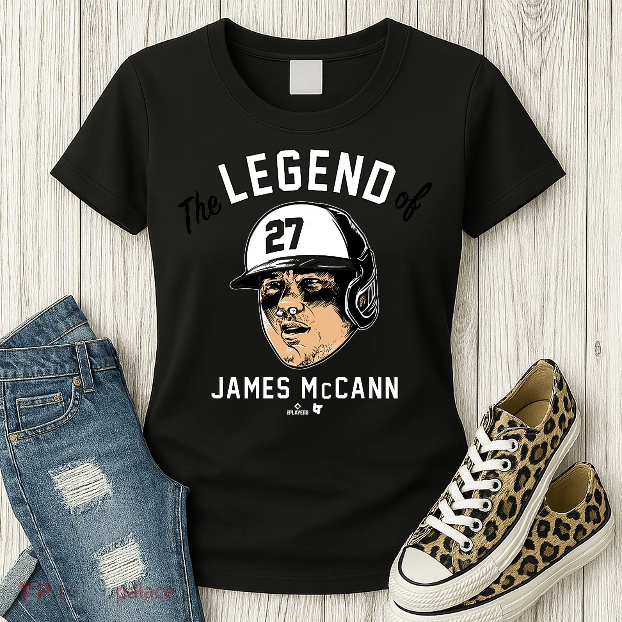 The Legend Of James Mccann Baltimore Baseball Women's T-Shirt