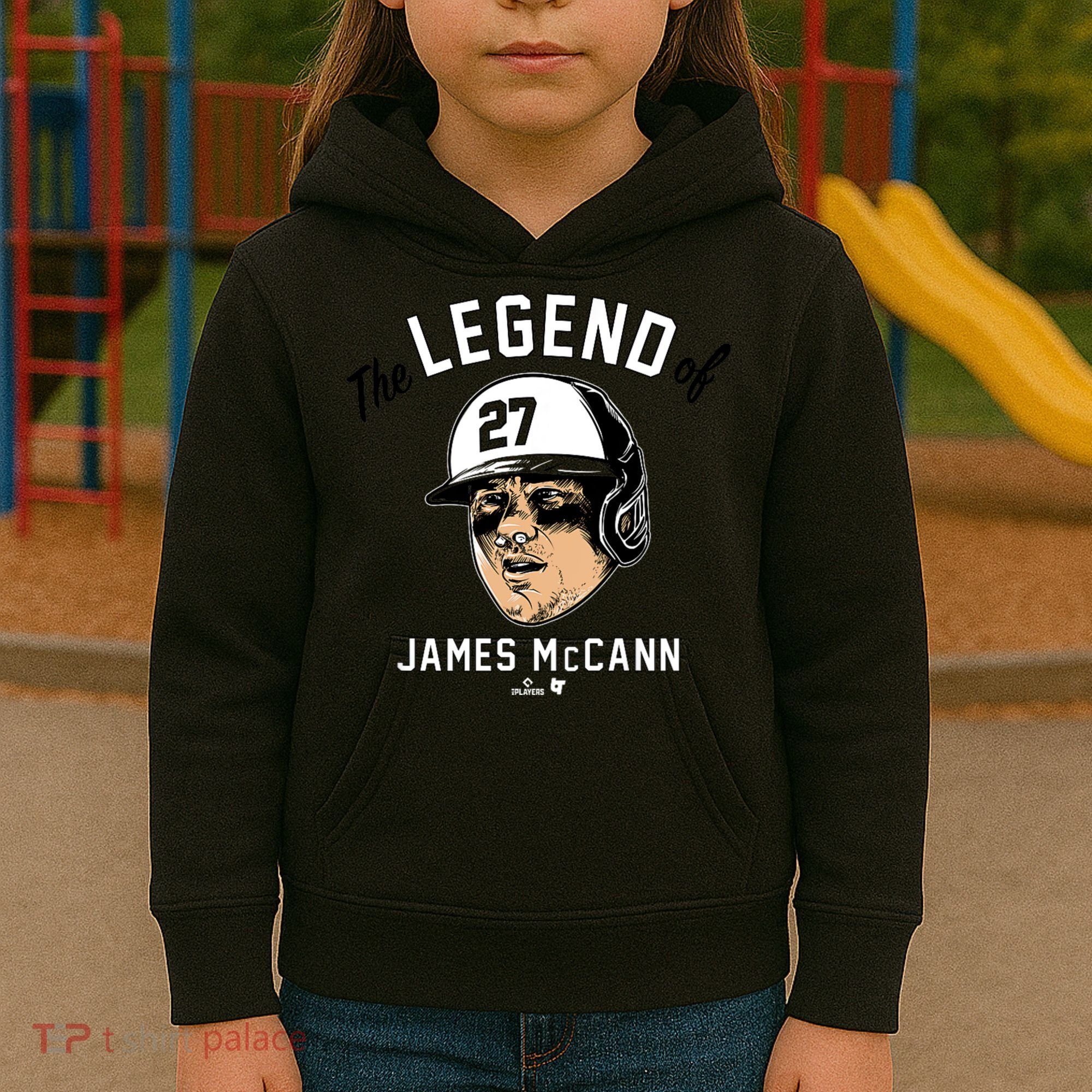 The Legend Of James Mccann Baltimore Baseball Kids Hoodie