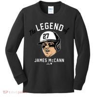 The Legend Of James Mccann Baltimore Baseball Kids Long Sleeve Shirt thumb 0