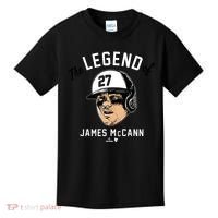 The Legend Of James Mccann Baltimore Baseball Kids T-Shirt thumb 0