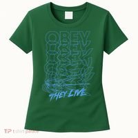 They Live Obey Outline Stack Women's T-Shirt thumb 0
