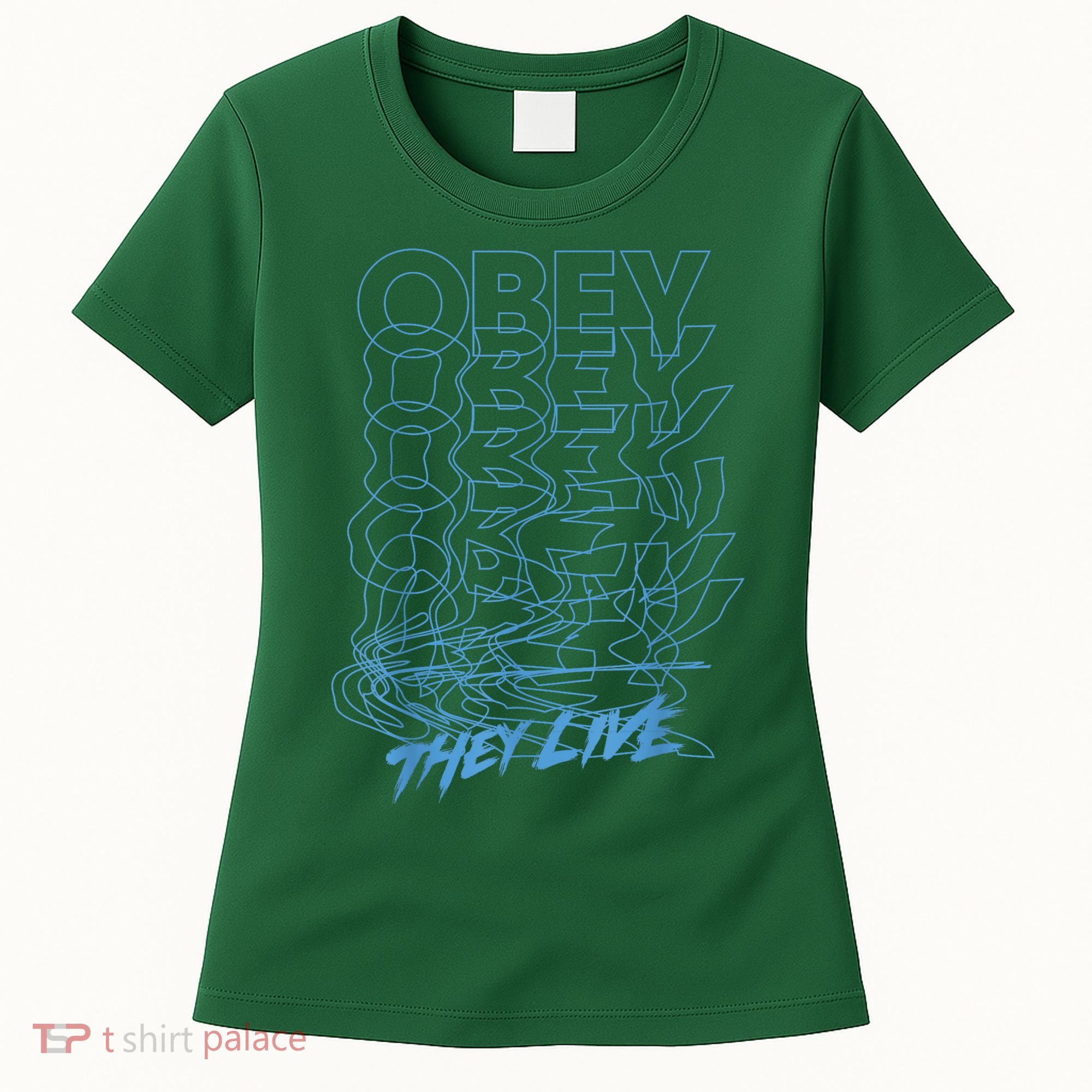 They Live Obey Outline Stack Women's T-Shirt