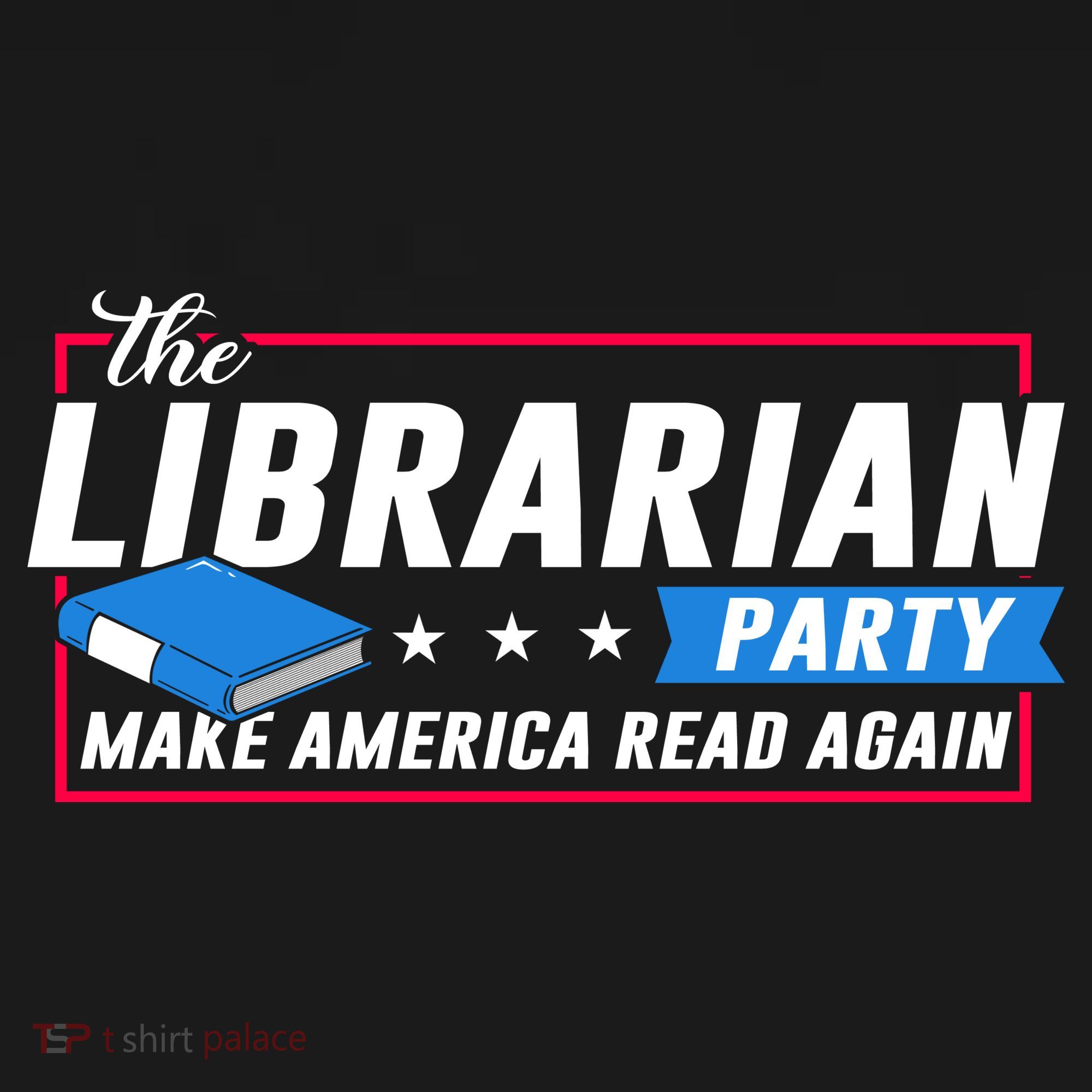 The Librarian Party: Make America Read Again USA-Made Doggie Bandana