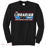 The Librarian Party: Make America Read Again Sweatshirt thumb 0