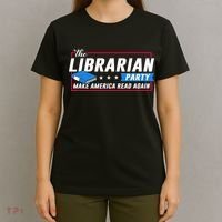 The Librarian Party: Make America Read Again T-Shirt thumb 4