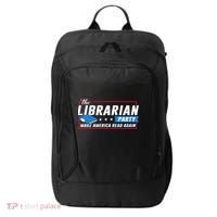 The Librarian Party: Make America Read Again City Backpack thumb 0