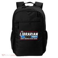 The Librarian Party: Make America Read Again Backpack thumb 0