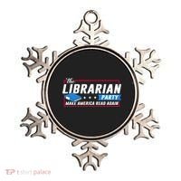 The Librarian Party: Make America Read Again Ornament thumb 0