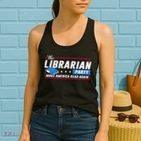 The Librarian Party: Make America Read Again Women's Tank Top thumb 2