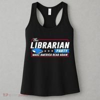 The Librarian Party: Make America Read Again Women's Tank Top thumb 3