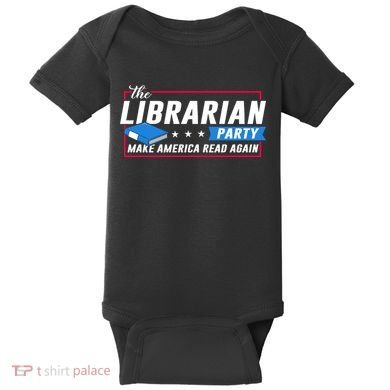 The Librarian Party: Make America Read Again Baby Bodysuit