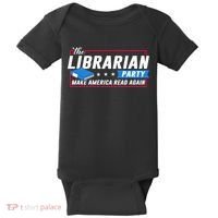 The Librarian Party: Make America Read Again Baby Bodysuit thumb 0