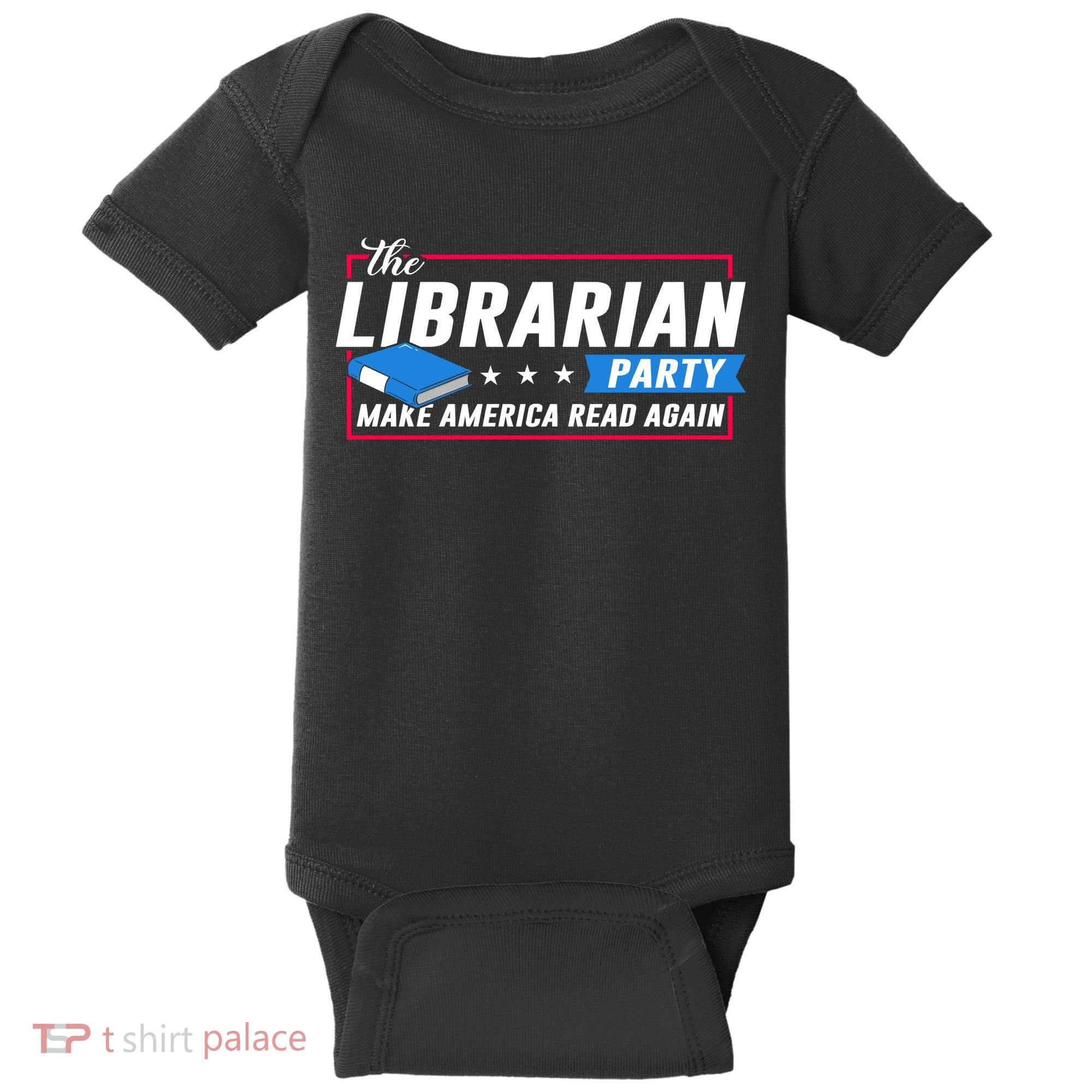 The Librarian Party: Make America Read Again Baby Bodysuit