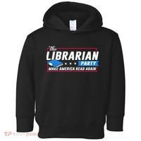 The Librarian Party: Make America Read Again Toddler Hoodie thumb 0