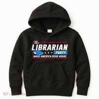 The Librarian Party: Make America Read Again Kids Hoodie thumb 0