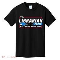 The Librarian Party: Make America Read Again Kids T-Shirt thumb 0
