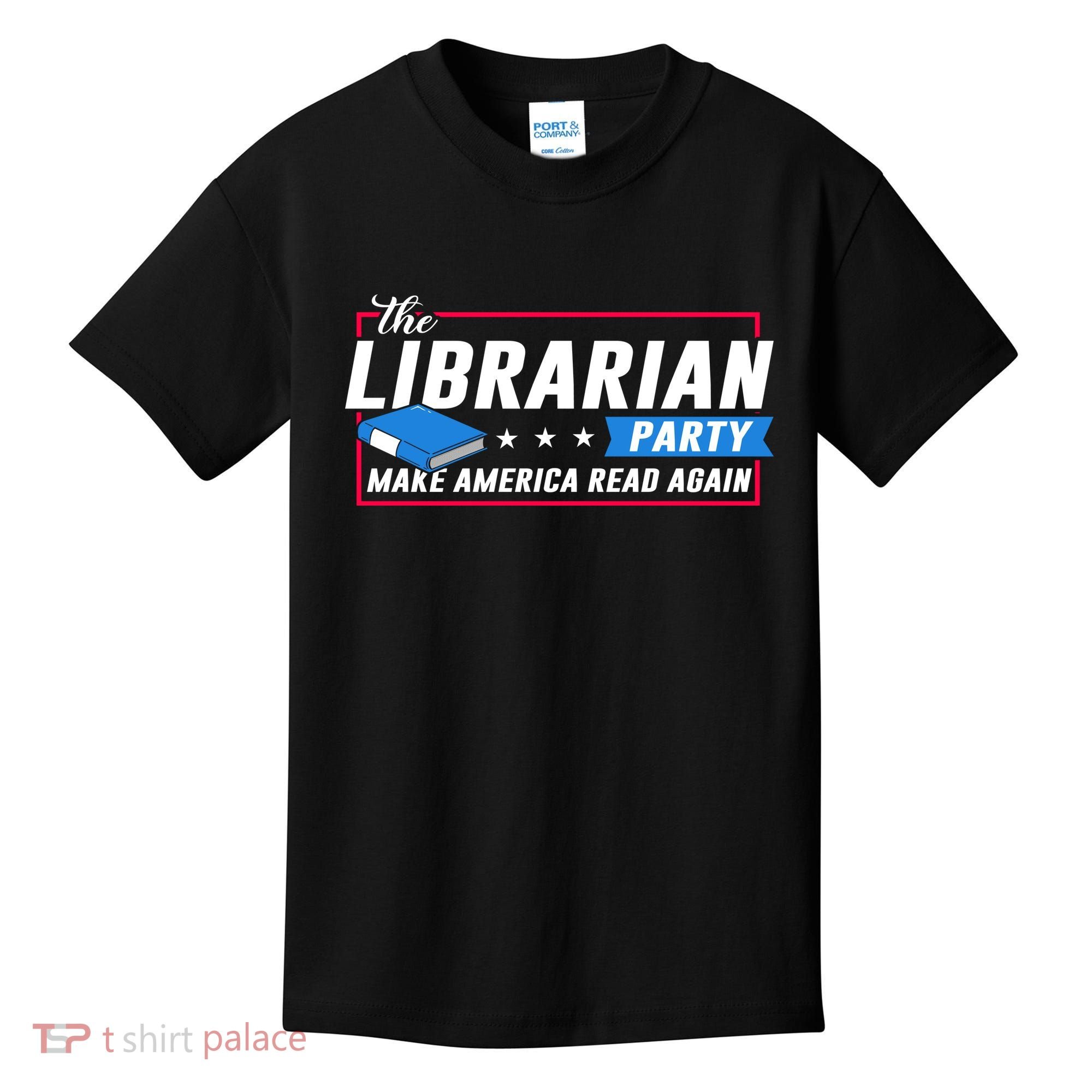 The Librarian Party: Make America Read Again Kids T-Shirt
