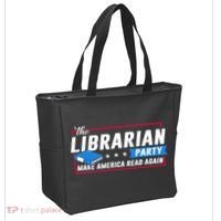 The Librarian Party: Make America Read Again Tote Bag thumb 2