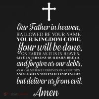 The Lords Prayer Our Father Cross Prayer God Christian Women's Tank Top thumb 5