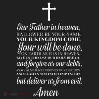 The Lords Prayer Our Father Cross Prayer God Christian Hat thumb 2