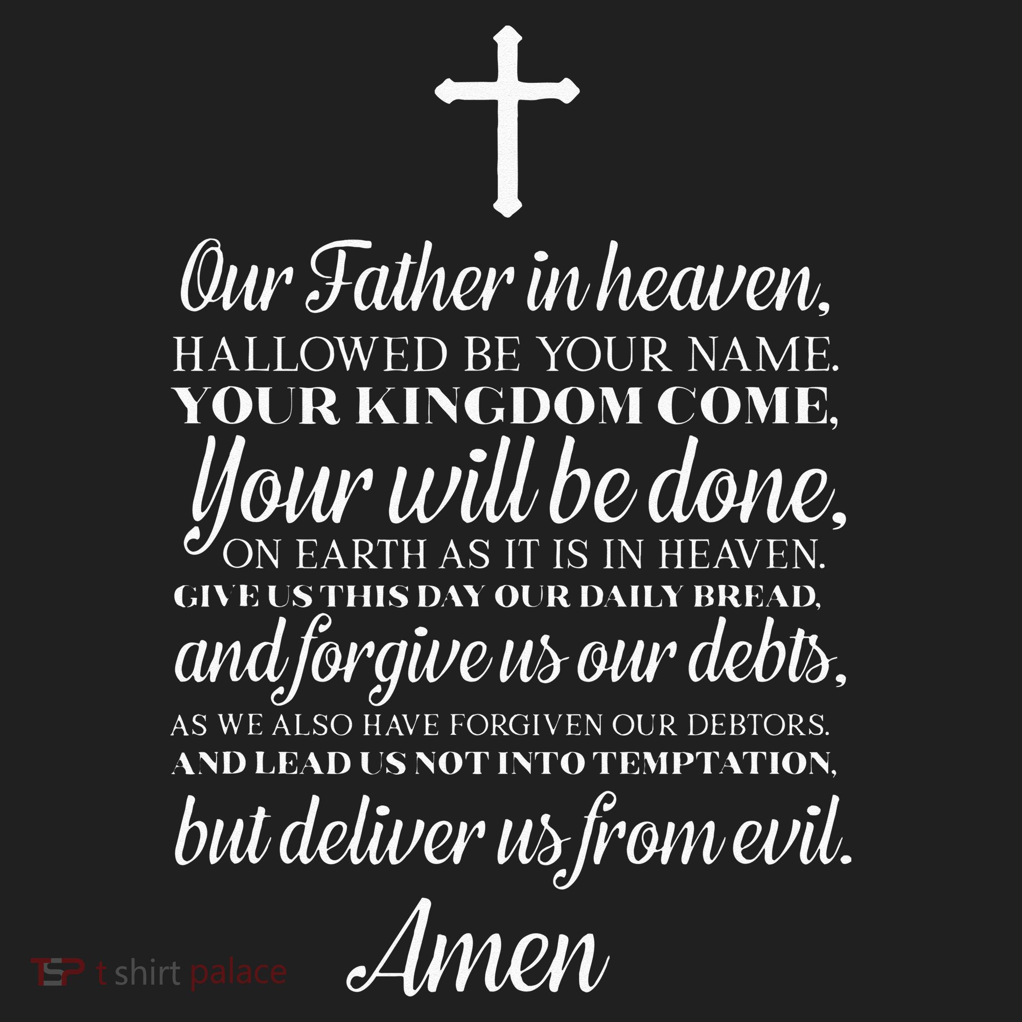 The Lords Prayer Our Father Cross Prayer God Christian Hat