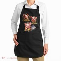 Three Little Pigs - Costume For   Adults Women Apron thumb 2