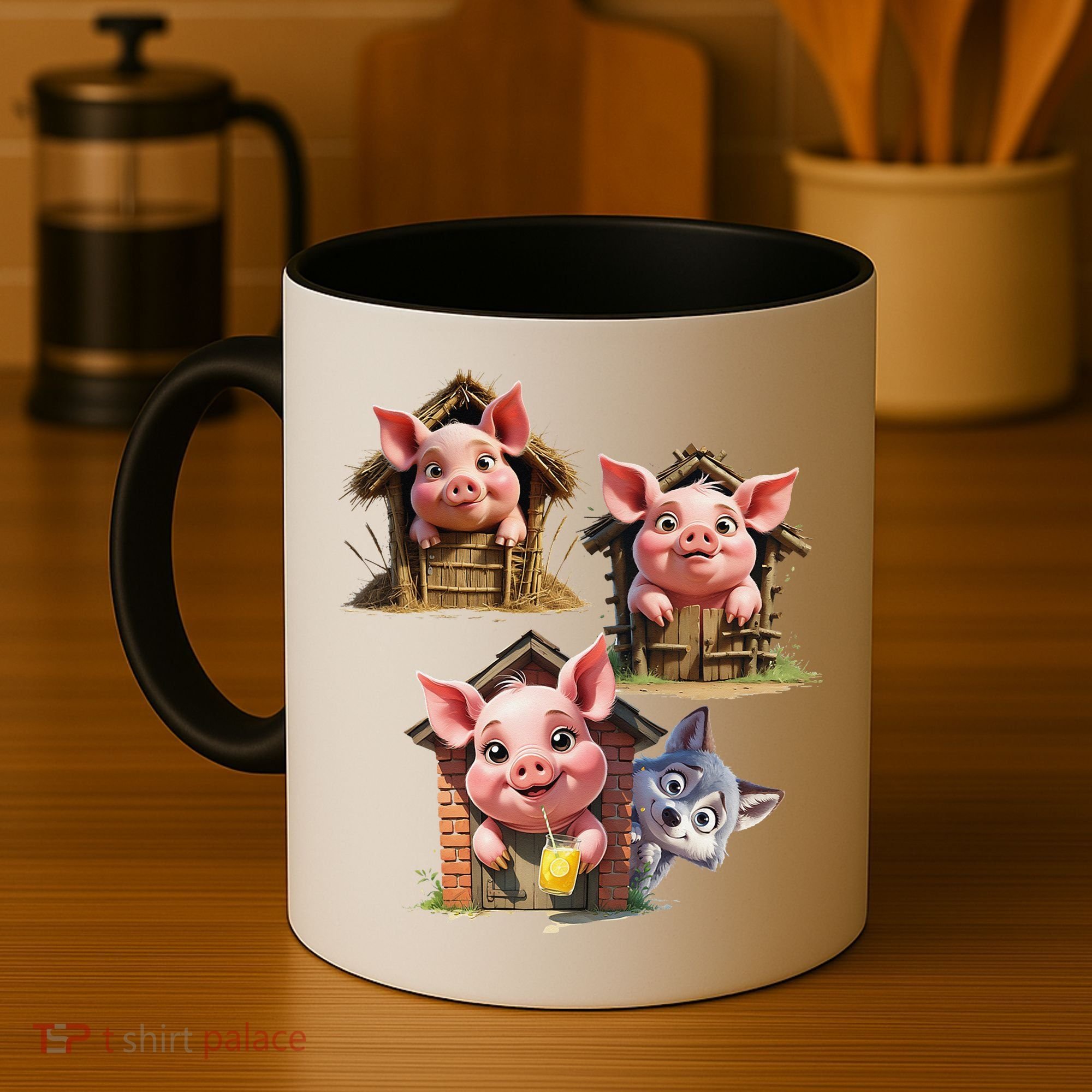 Three Little Pigs - Costume For   Adults Women Coffee Mug