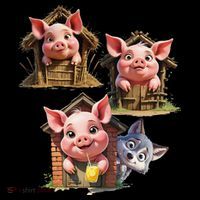 Three Little Pigs - Costume For   Adults Women Coffee Mug thumb 5