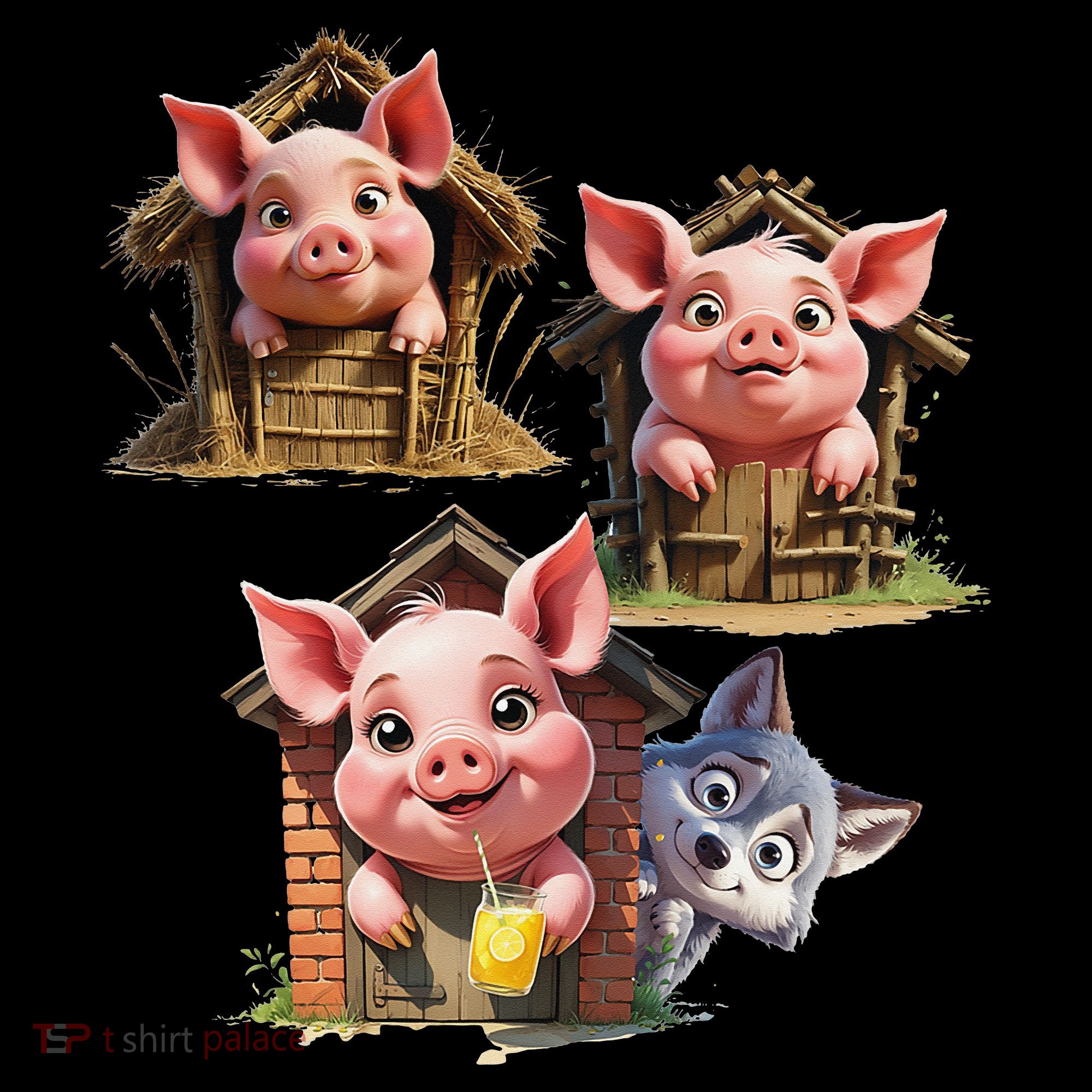 Three Little Pigs - Costume For   Adults Women Coffee Mug