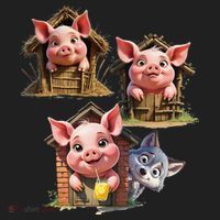 Three Little Pigs - Costume For   Adults Women Beanie thumb 2