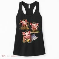 Three Little Pigs - Costume For   Adults Women Women's Tank Top thumb 0