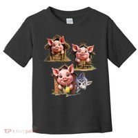 Three Little Pigs - Costume For   Adults Women Toddler T-Shirt thumb 0