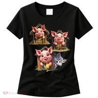 Three Little Pigs - Costume For   Adults Women Women's T-Shirt thumb 0
