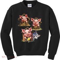 Three Little Pigs - Costume For   Adults Women Kids Sweatshirt thumb 0