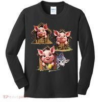 Three Little Pigs - Costume For   Adults Women Kids Long Sleeve Shirt thumb 0