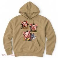Three Little Pigs - Costume For   Adults Women Hoodie thumb 0