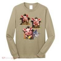 Three Little Pigs - Costume For   Adults Women Long Sleeve Shirt thumb 0