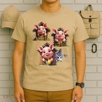 Three Little Pigs - Costume For   Adults Women T-Shirt thumb 6