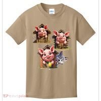 Three Little Pigs - Costume For   Adults Women Kids T-Shirt thumb 0