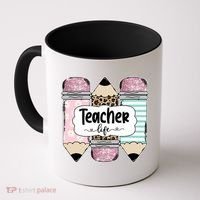 Teacher Life Pencil Back To School Coffee Mug thumb 0