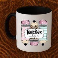 Teacher Life Pencil Back To School Coffee Mug thumb 2
