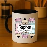 Teacher Life Pencil Back To School Coffee Mug thumb 4
