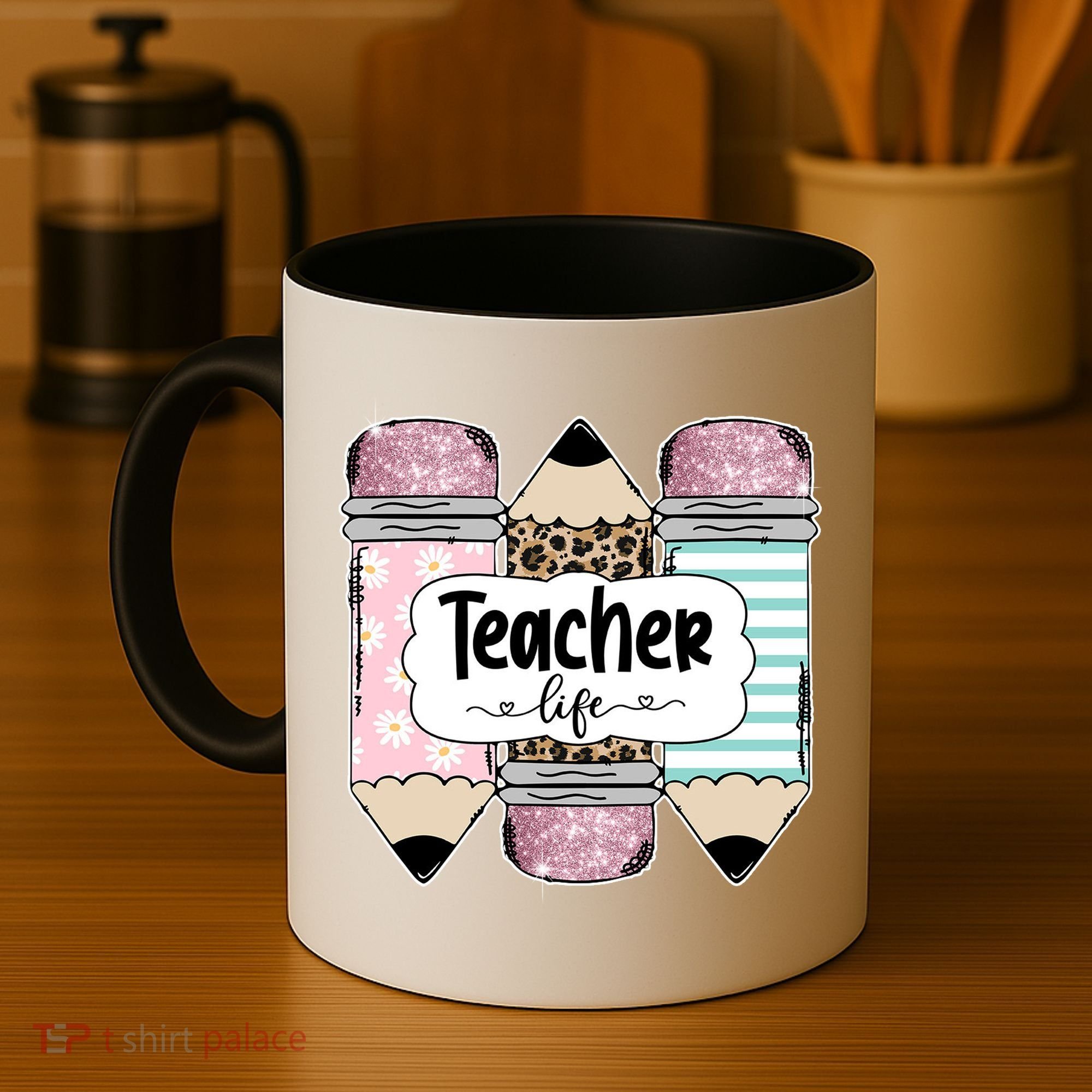 Teacher Life Pencil Back To School Coffee Mug