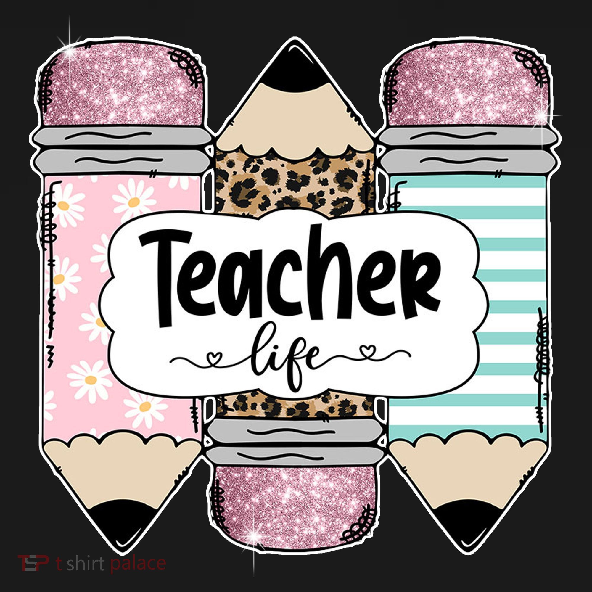 Teacher Life Pencil Back To School Polo