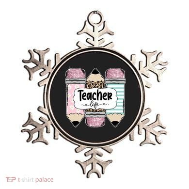 Teacher Life Pencil Back To School Ornament